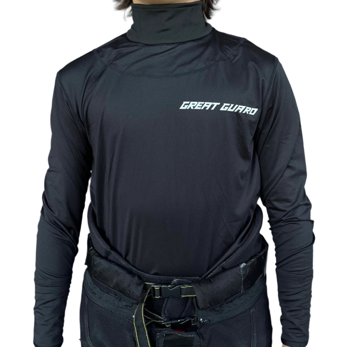 NECK GUARD SHIRTS - BLACK