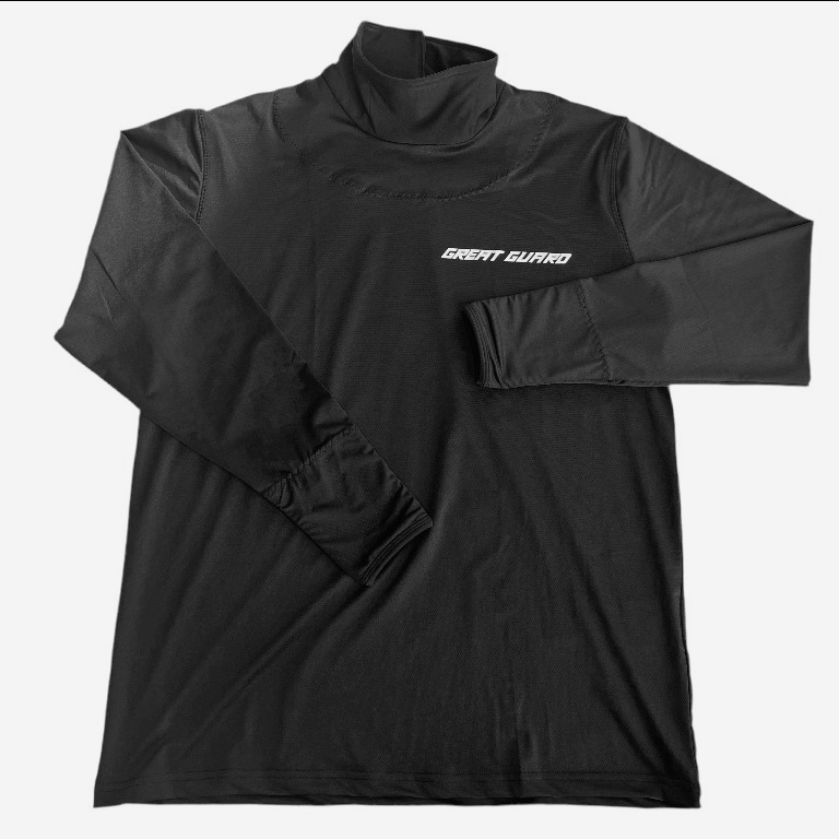NECK GUARD SHIRTS - BLACK