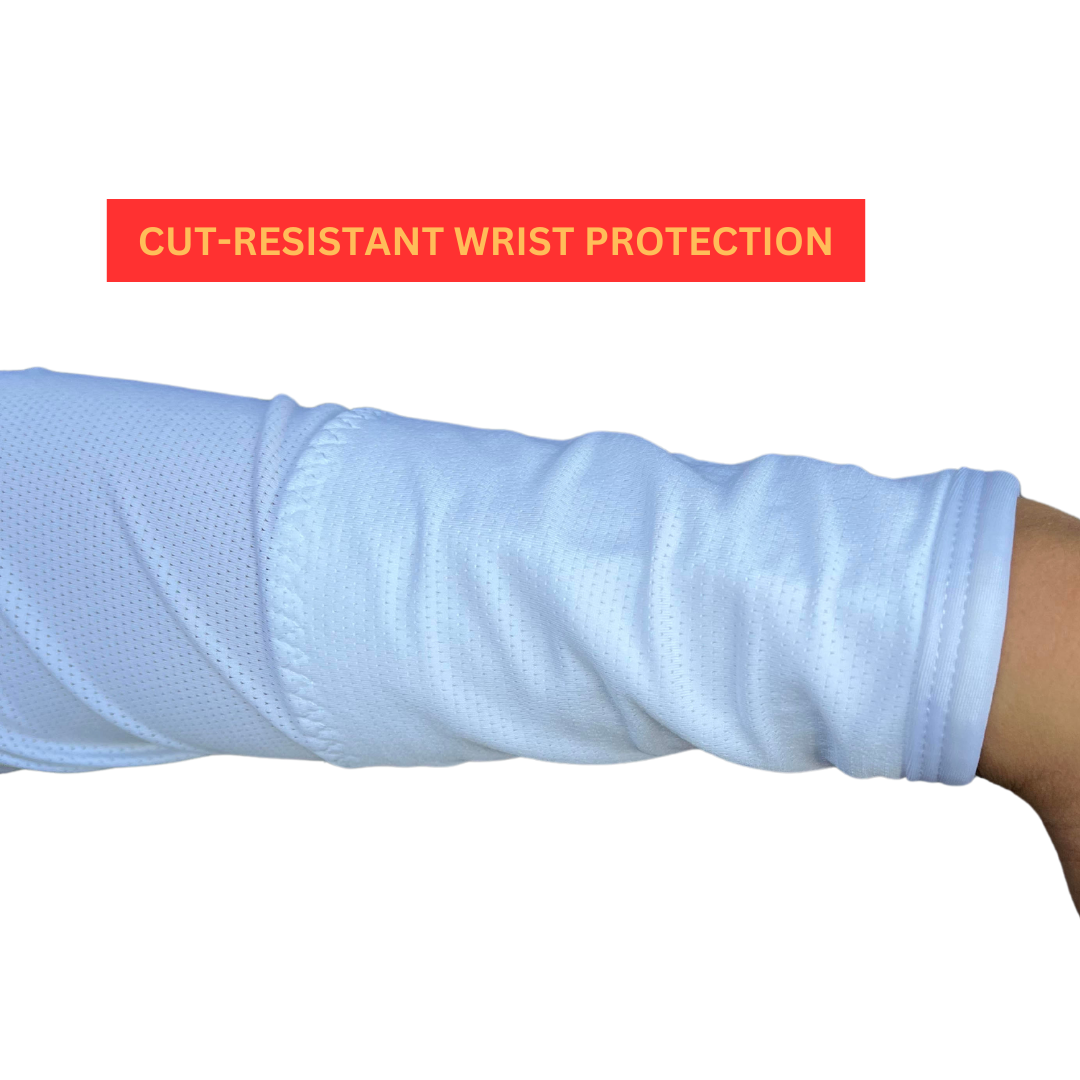 NECK GUARD SHIRTS - WHITE