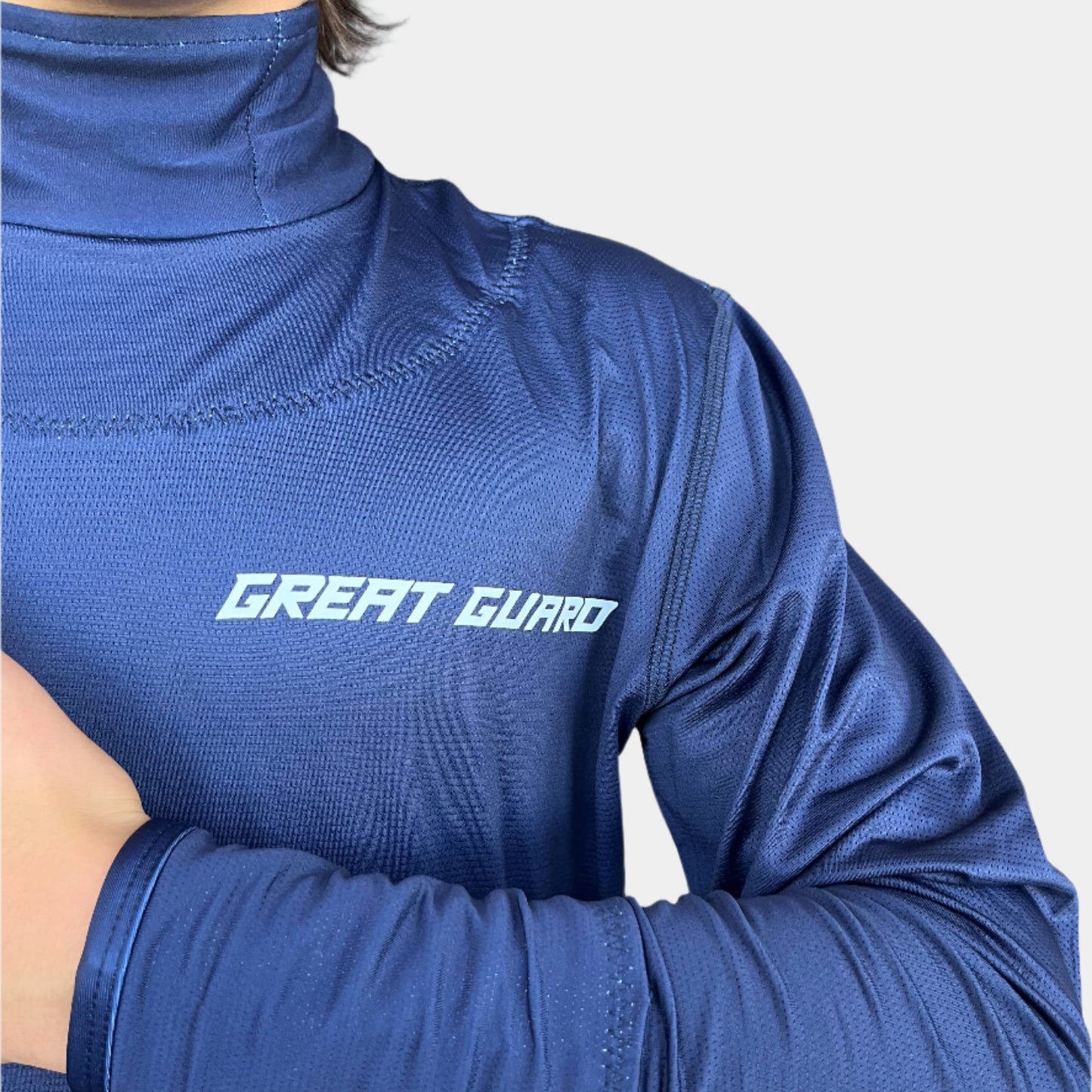 NECK GUARD SHIRTS - NAVY