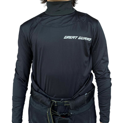 NECK GUARD SHIRTS - BLACK