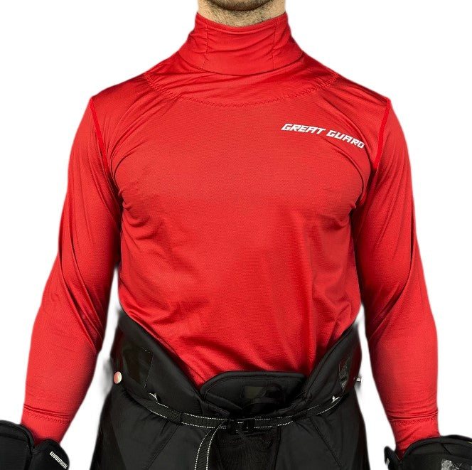 NECK GUARD - DARKER RED