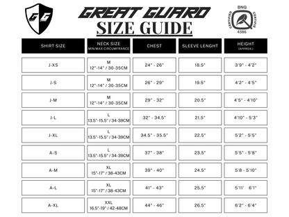 NECK GUARD SHIRTS - WHITE